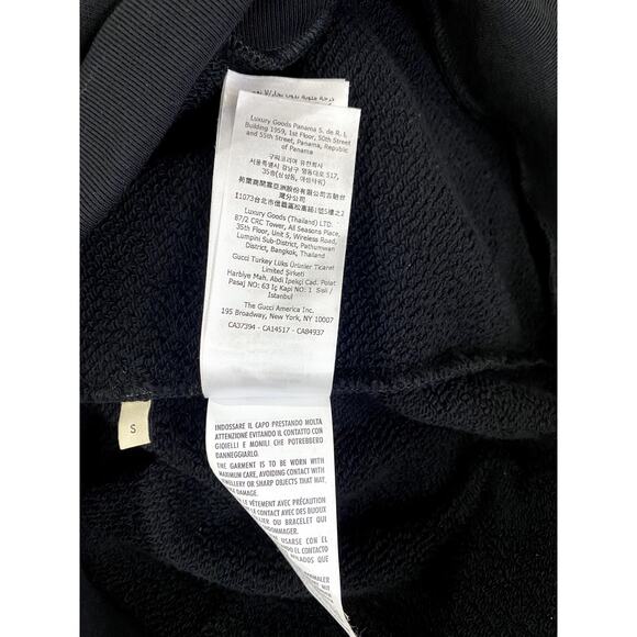 GUCCI Sweatshirt Hollywood Forever Hooded Sweater Oversized Hoodie Small - Picture 12 of 12